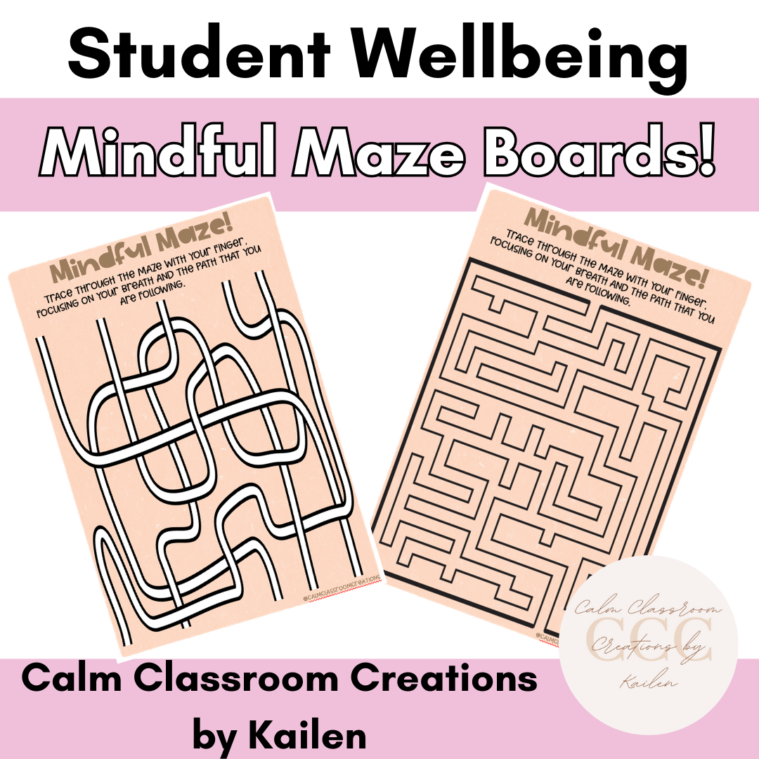 Student Wellbeing | Mindful Maze Boards