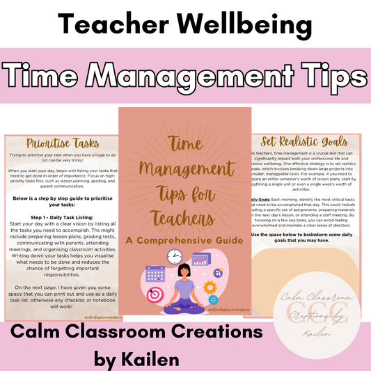 Teacher Wellbeing | Time Management Tips for Teachers | A Comprehensive Guide