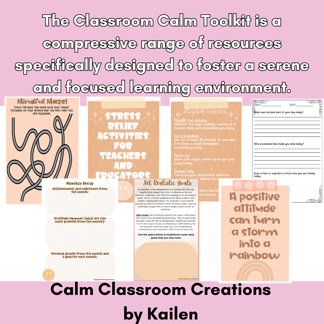 Student and Teacher Wellbeing | The Classroom Calm Toolkit