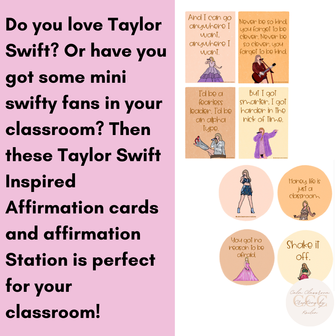 BUNDLE AND SAVE! | Taylor Swift Affirmation Station and Cards