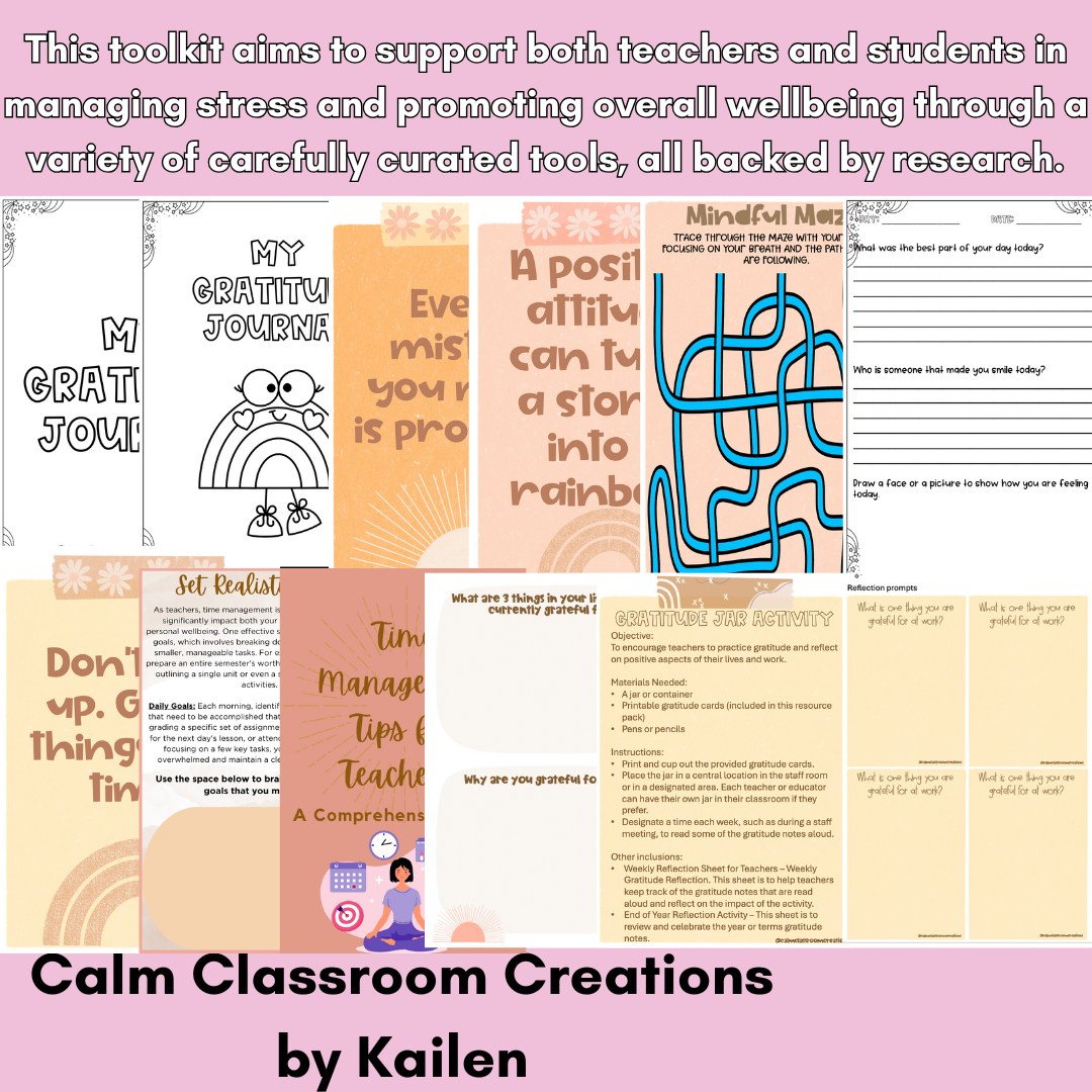 Student and Teacher Wellbeing | The Classroom Calm Toolkit