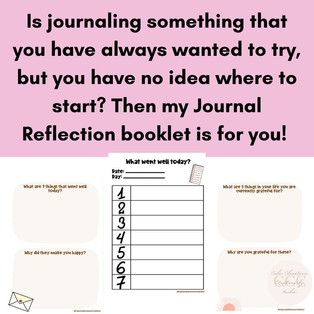 Teacher Wellbeing | Journal Reflection Book for Teachers