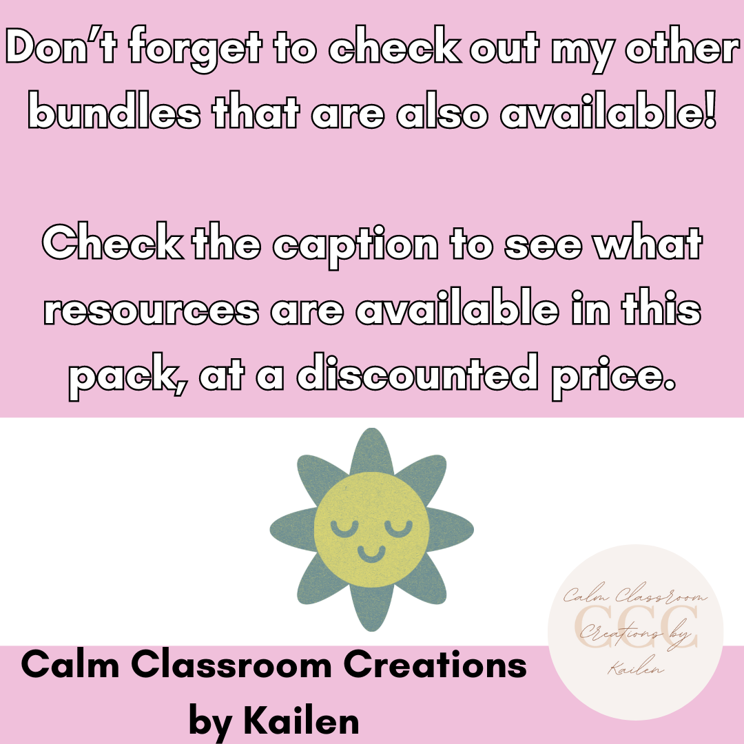 Student Wellbeing | The Classroom Calm Toolkit | Resource Bundle